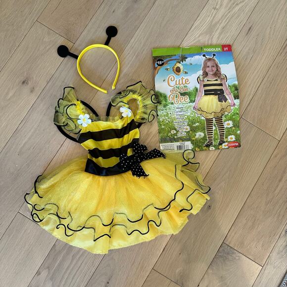 Toddler Bumblebee Costume Cute As Can Be 2T - Picture 1 of 2